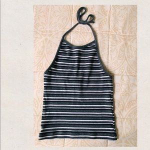 Brandy Melville Ribbed Halter Top